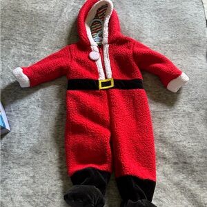 FAO Schwarz Red Santa Baby Footie